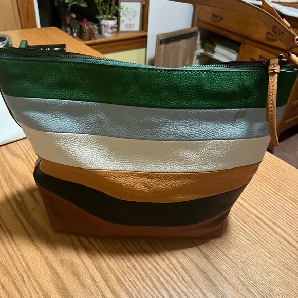 Fossil Multicolor Striped Hobo Bag - Picture 12 of 12